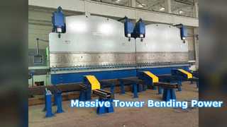 ترمز پرس هیدرولیک 2X1200T برای برج ها