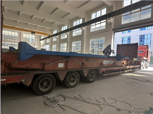 Latest company news about CNC Tandem Hydraulic Press Brake 2-WE67K-650/6000 به Skipper ltd ارسال خواهد شد. هندوستان