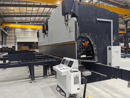 ترمز فشار هیدرولیک CNC مدل 2-WE67k-1200/6250 برای ساخت برج لوله ای و داربست بالا