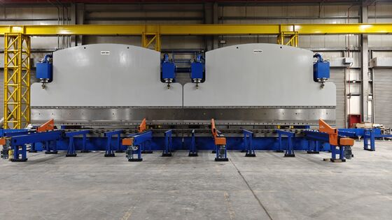 12000KN CNC Tandem Press Brake 2×6000mm برای فولاد 14mm