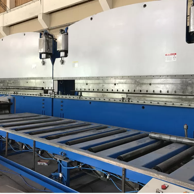 ترمز فشار هیدرولیک CNC Tandem با نیروی کار 320 تن و طول میز 6000 میلی متر با سیستم CNC DELEM DA53T