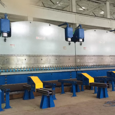 ترمز فشار هیدرولیک CNC Tandem با نیروی کار 320 تن و طول میز 6000 میلی متر با سیستم CNC DELEM DA53T