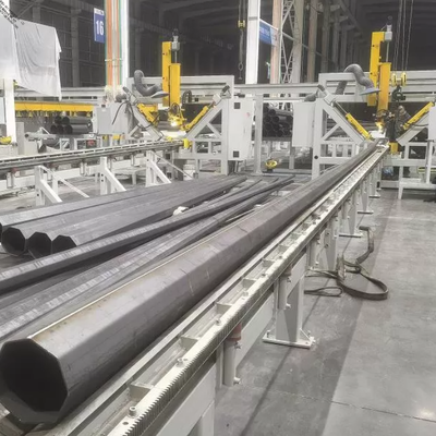 دستگاه جوش قطر بزرگ 600mm پالس MIG قطب روشن با 12m ضربه جوش برای قطب های چراغ خیابان