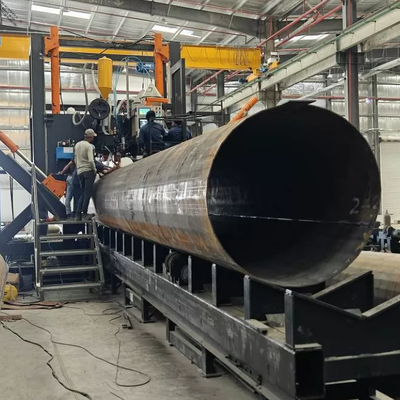 محدوده قطر 500 ~ 2500mm,5G قطب، تک قطب، قطب بالا استخر بسته جوش ماشین