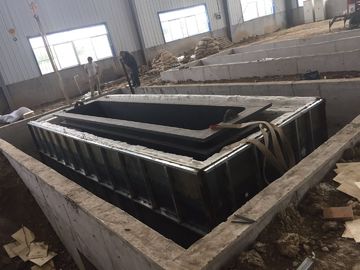 تجهیزات گالوانیزه گرم گودالی با مخزن روی 7.0x1.2x2.2m با سیستم حفاظت از محیط زیست