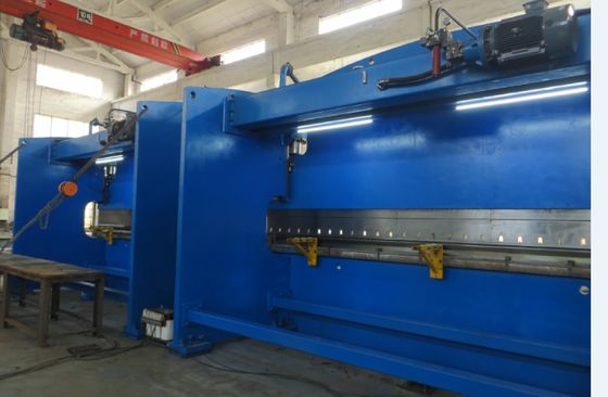 Good price 3200N 8000mm cnc tandem press brake / hydraulic bending machine for pole pole آنلاین