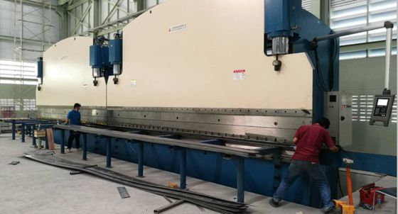 3200N 8000mm cnc tandem press brake / hydraulic bending machine for pole pole